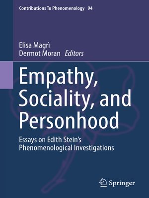 cover image of Empathy, Sociality, and Personhood